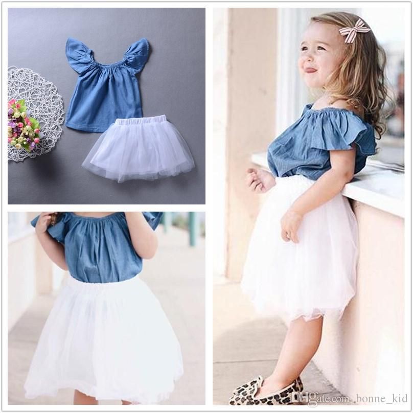 baby denim tutu dress