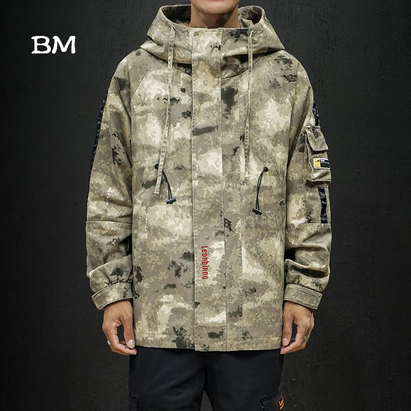 Fashion Camouflage Jacket Men 2019 Overalls Japanese Streetwear Hoodie Military Style Coat Tactical Jacket Hip Hop Korean Clothes T200111 2020 From Xue01 33 28 Dhgate Mobile