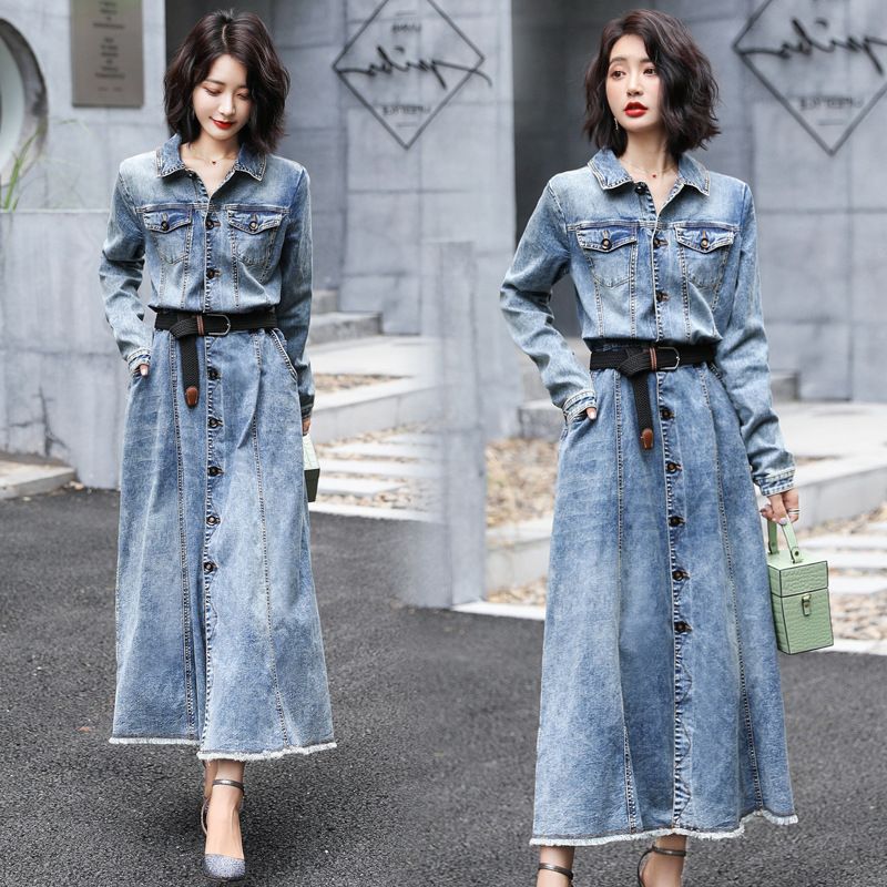 denim dress for dinner