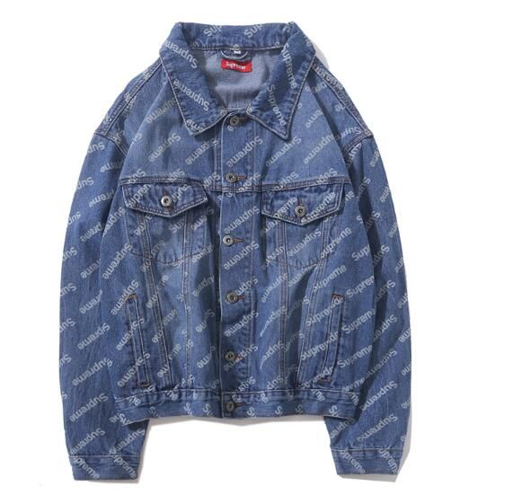 jaqueta jeans supreme