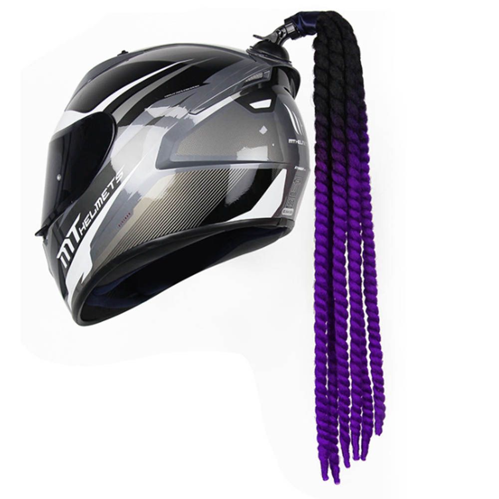 60cm Motorcycle Helmet Braids Women Helmet Dreadlocks Ponytail Braid Motocross Bicycle Punk Hair Decoration Dreadlocks 27 Carbon Fiber Motorcycle Helmets Carbon Helmet Motorcycle From Miniputao 18 17 Dhgate Com