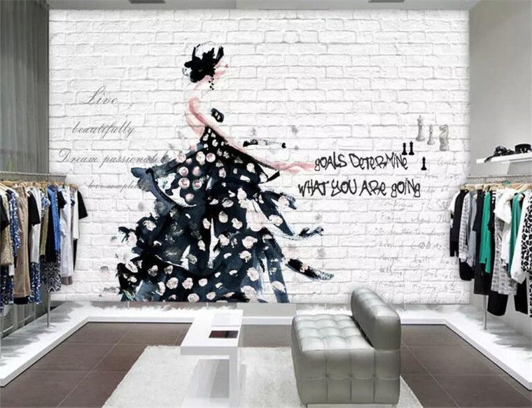 Acquistare Parete Personalizzato Pittura Europea Retro Dipinti A Mano Abito Da Sposa Negozio Di Abbigliamento Sfondo Decorazione Carta Da Parati Economico Consegna Veloce E Qualita It Dhgate