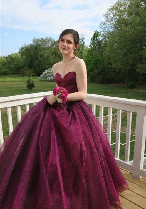 Compra Elegante Vestido De Fiesta Vino Vestidos De Noche Rojos Vestidos  Formales Cariño Organza Con Pliegues Sin Respaldo Largo Y Barato Homecoming Fiesta  Vestido Barato | Entrega Rápida Y Calidad | Es.Dhgate