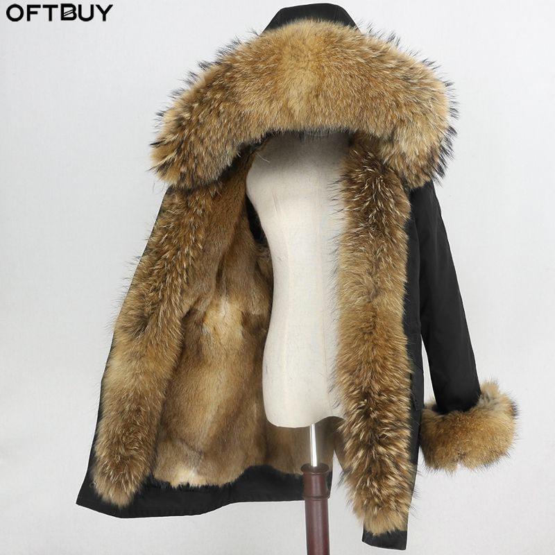 Real Fur Coat Winter Jacket 