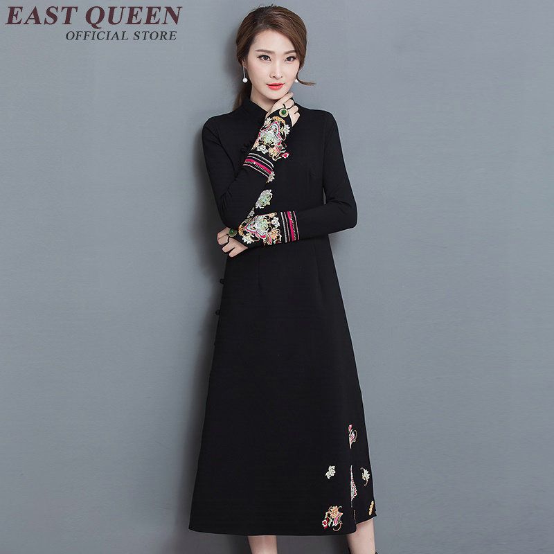 traditional chinese dress black
