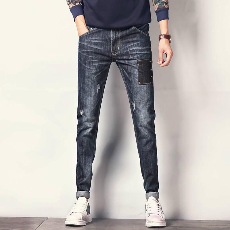 mens black skinny jeans size 40