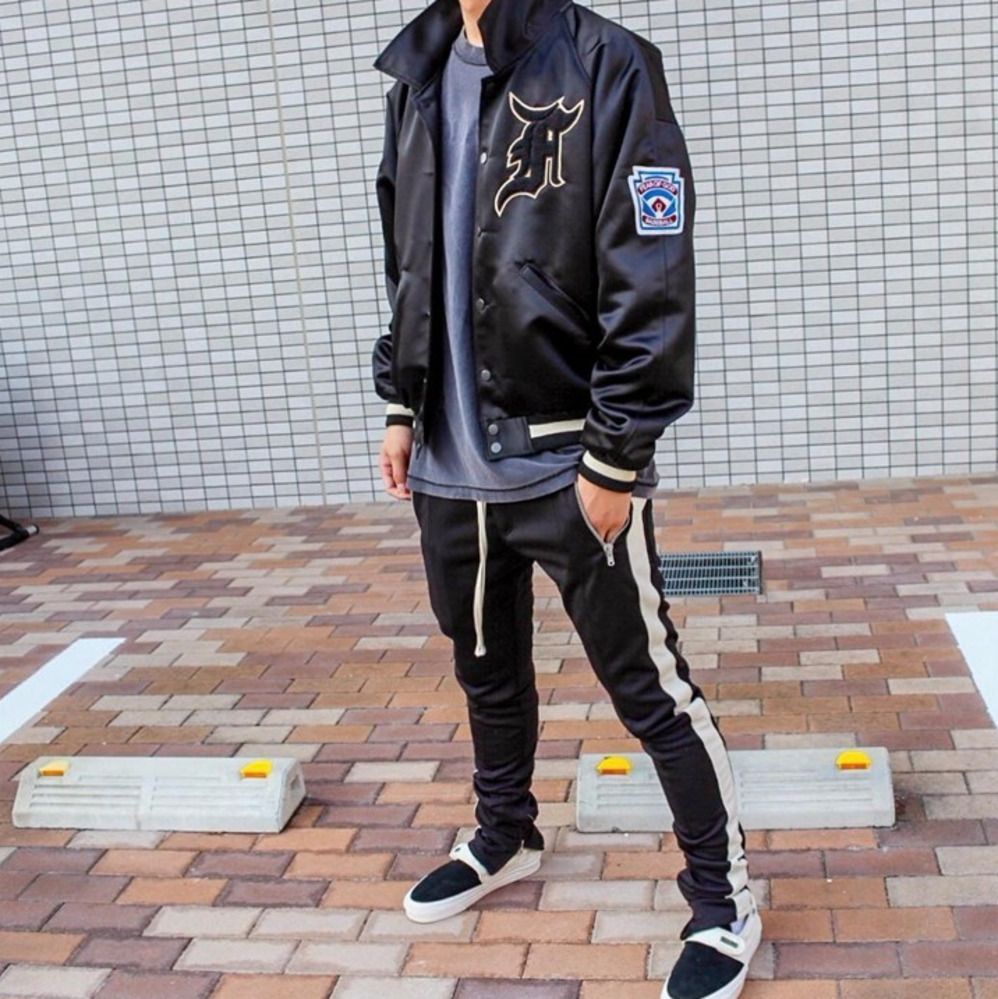 fear of god baseball jacket
