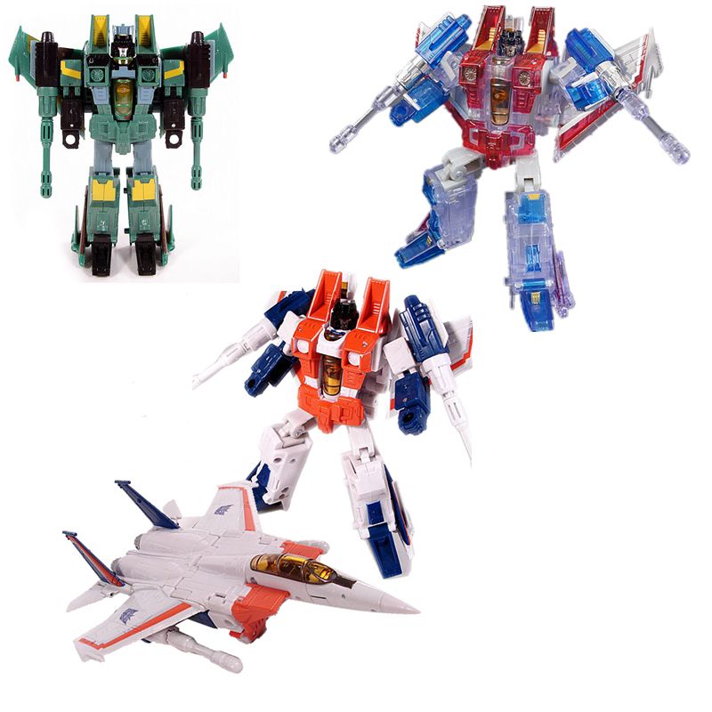 MACHINE BOY TRANSFORMERS STARSCREAM ROBOT ACTION FIGURES KIDS CHILD PLAY SET TOY