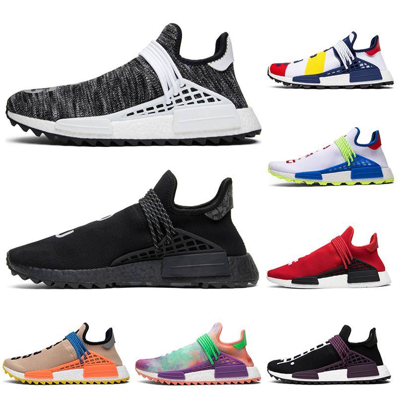 Купить Оптом Adidas Originals Human Race Hu NMD Trail 2019 Human Race Фаррелл Уильямс Мужчины Кроссовки Крем Solar Pack Ху Черный Белый BBC Мужской Тренер Женщин Дизайнер Спортивные Кроссовки Отsneakerlove В Категории