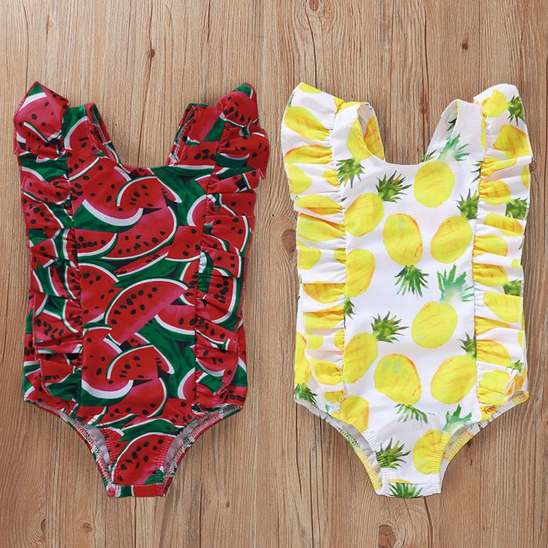 kids pineapple swimsuit