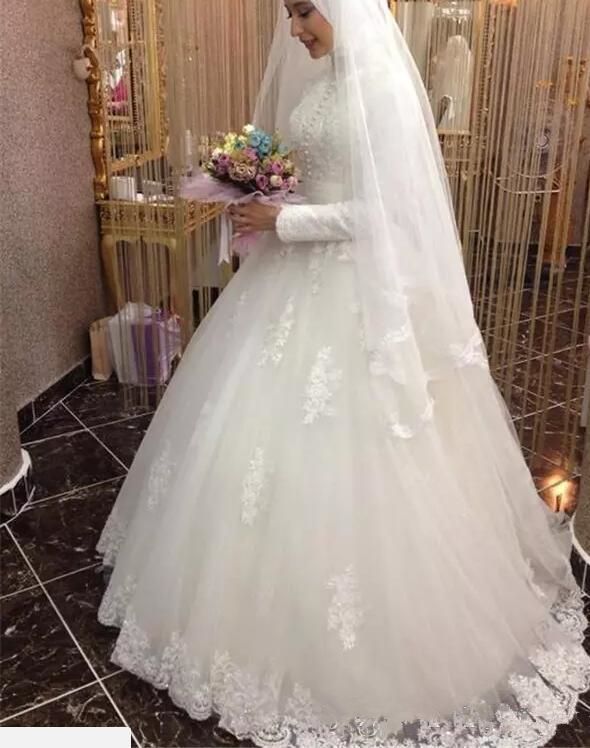 turkish white wedding dress