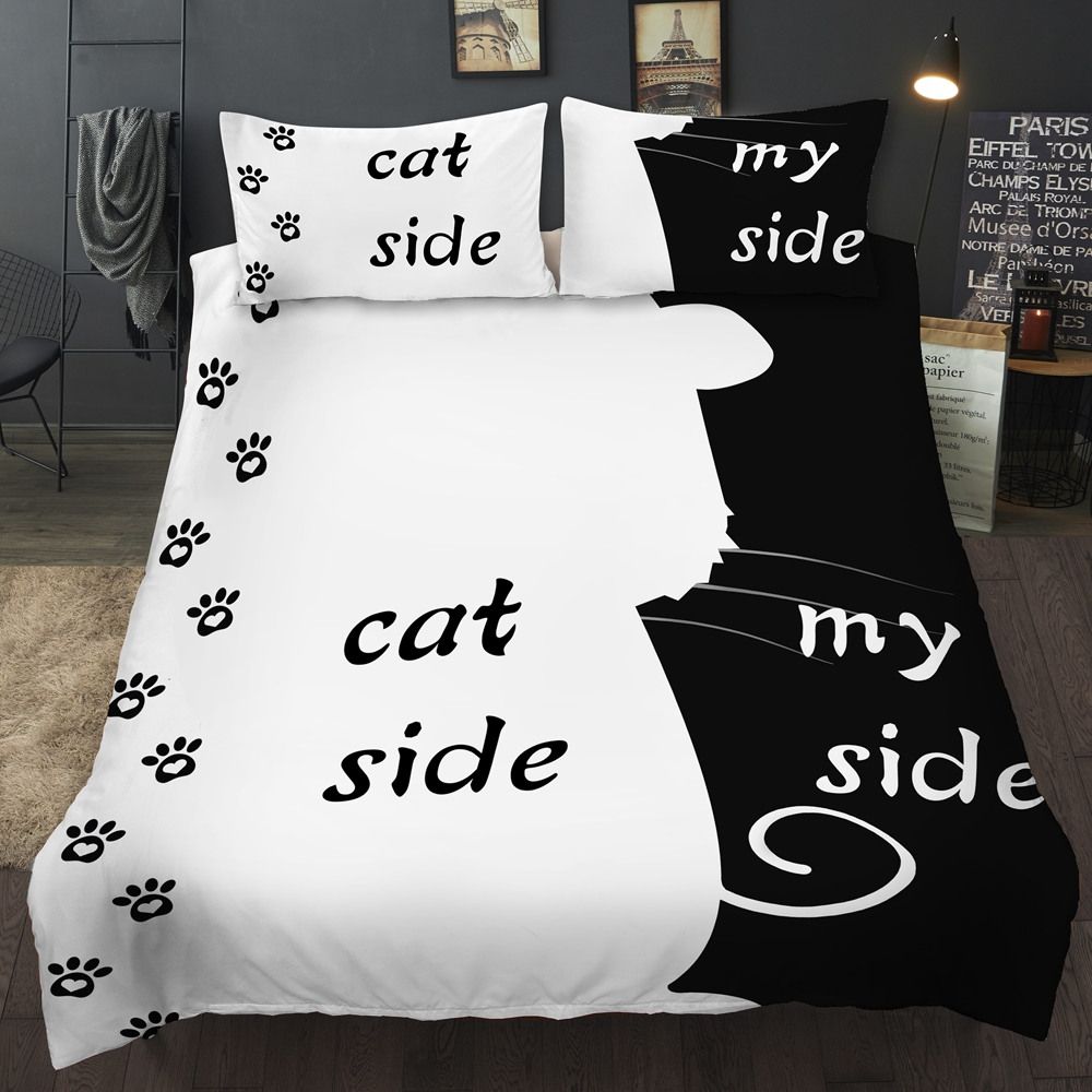 Cat Paw Bedding Set King Size Lovely Creative Funny Duvet Cover