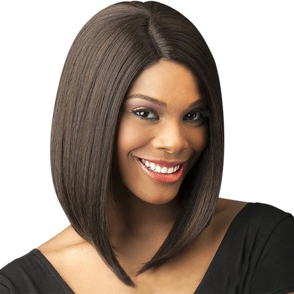 2019 Hot Selling Ladies 14 Inch Medium Straight Bobo Hair Wigs