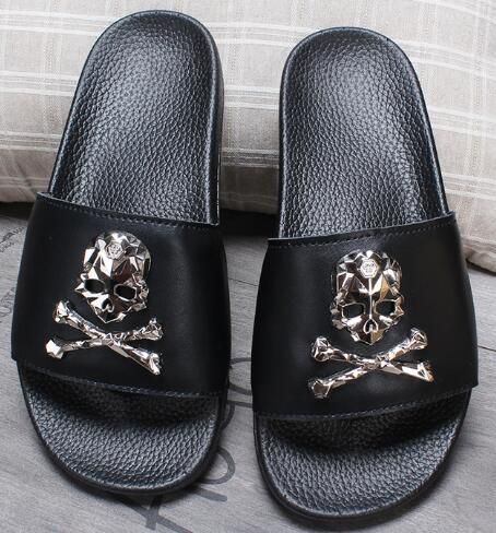 Compre Nuevas Zapatillas De Cuero Para Verano, Zapatillas De Hombre Y  Mocasines De Playa Con Diseño De Sandalias, Chanclas De Diseño G7.22 A  27,01 € Del Wangxingya | Es.Dhgate.Com