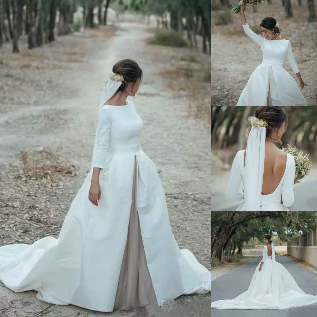 satin short gown styles