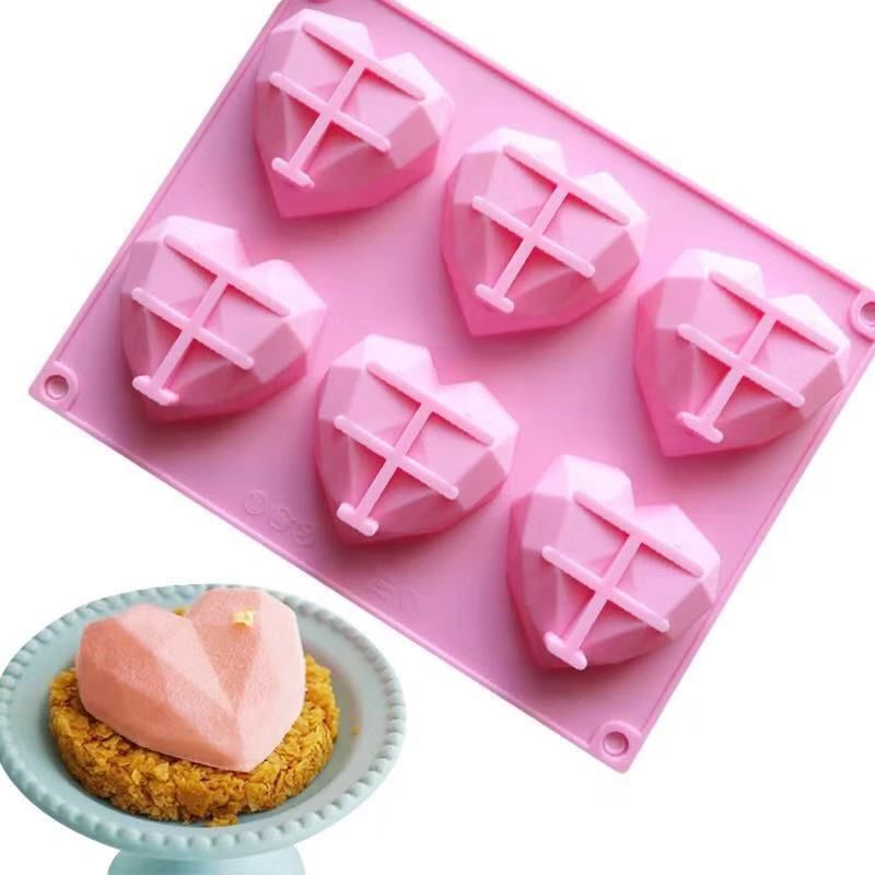 number 6 cake mold