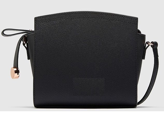 mimco black and rose gold bag