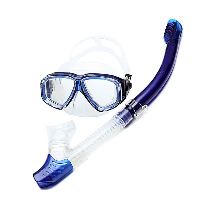 2020 Newly Diving Dry Snorkel Set Anti Fog Wide Clear View Goggles