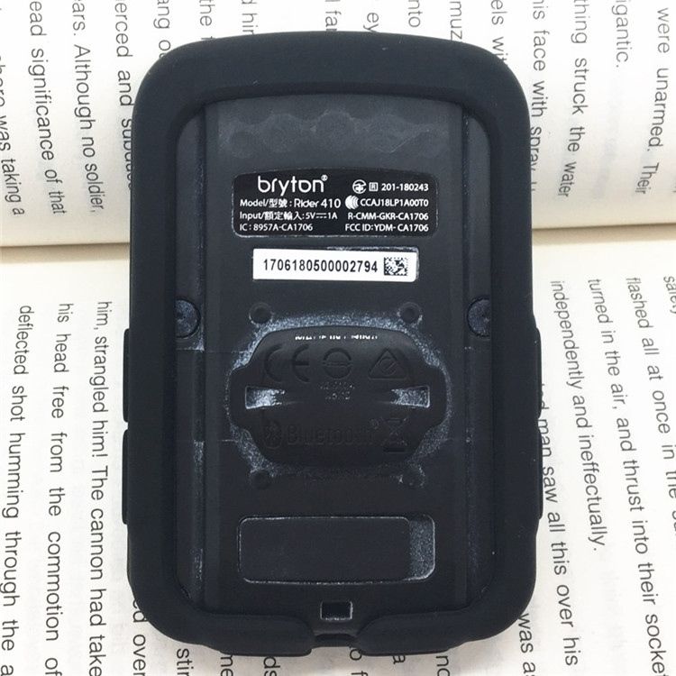 Bike Gel Skin Case /& Screen Protector Cover for Bryton Rider 410 405 R410 R405