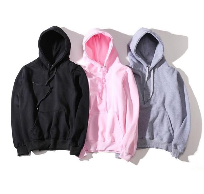 New Hoodies Men//Women Fashion Cotton Streetwear Style Mens Hoodies and Sweatshirt Pink XXL