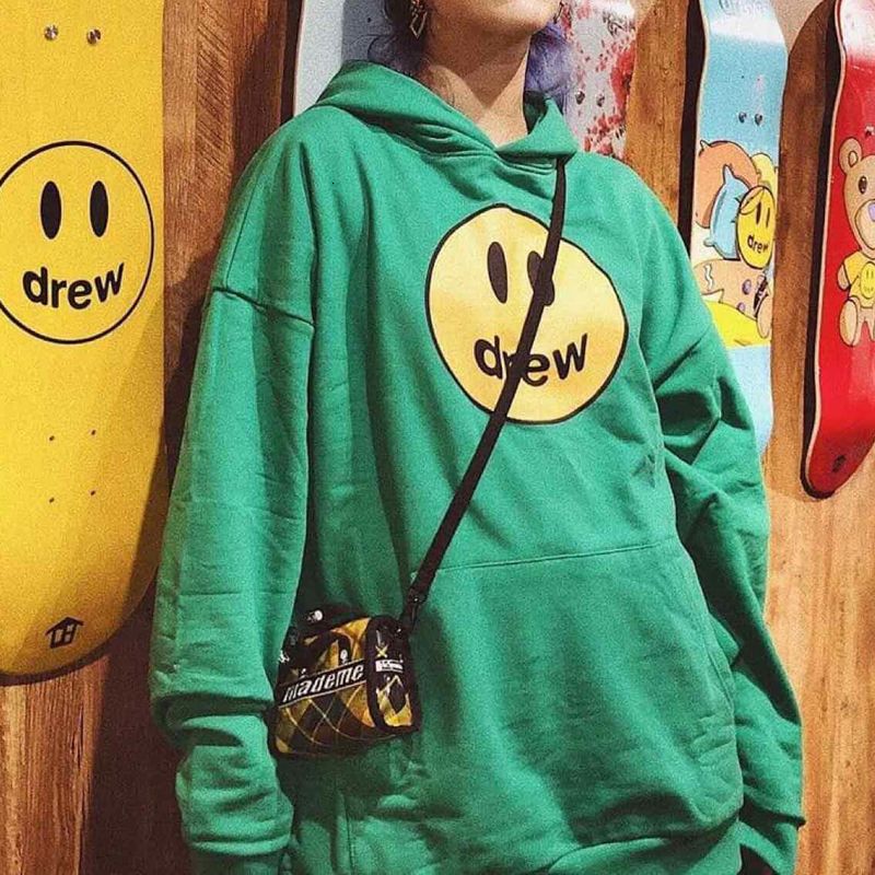 teal drew moletom com capuz