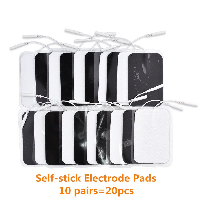 10 paires de tampons d'électrode adhésifs