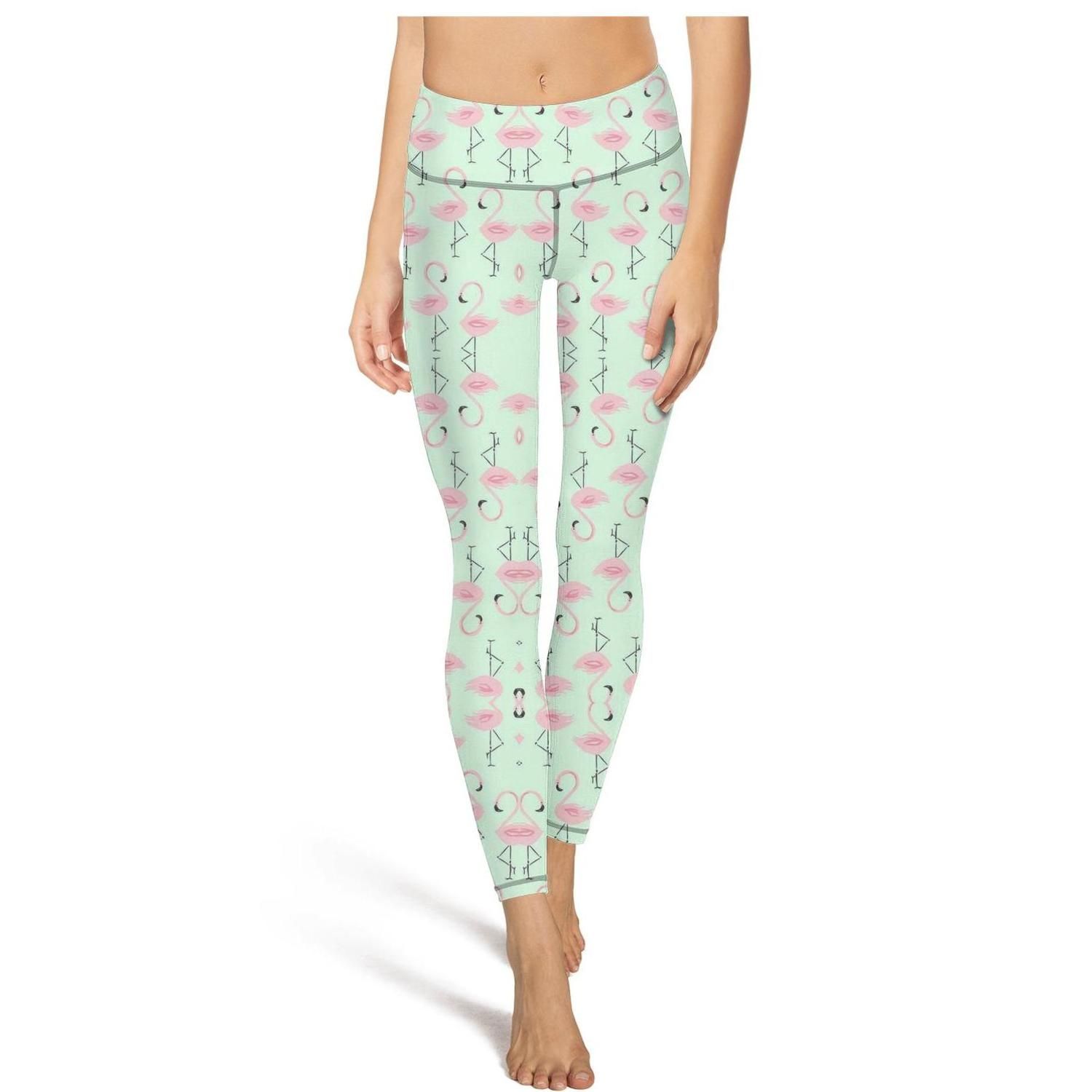 pink yoga pants with pockets