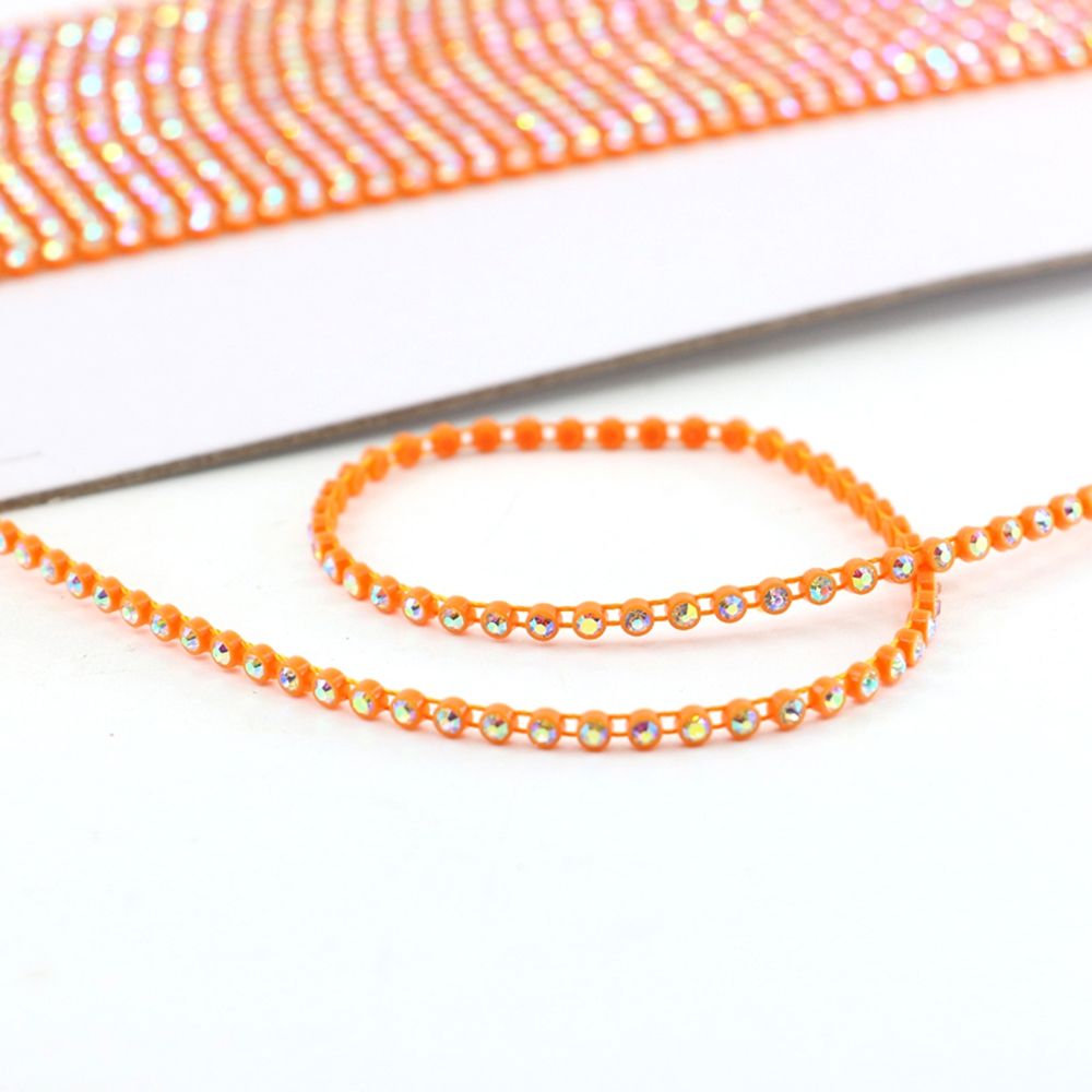2020 Crystal Ab Rhinestone Trim By The Yard Ss6 Ss16 Ss8 Rhinestone Banding Cheap Bulk Wholesale