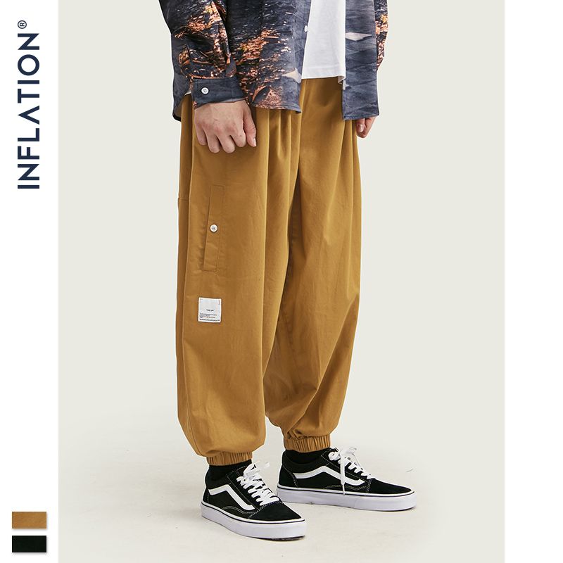 wide leg jogging pants mens