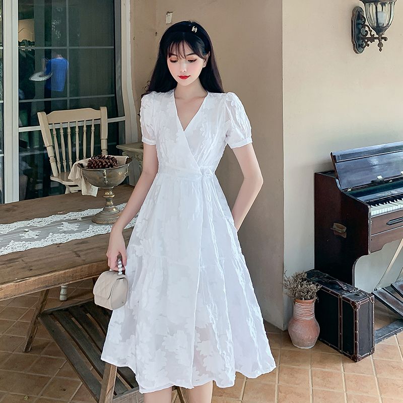 dhgate white dresses