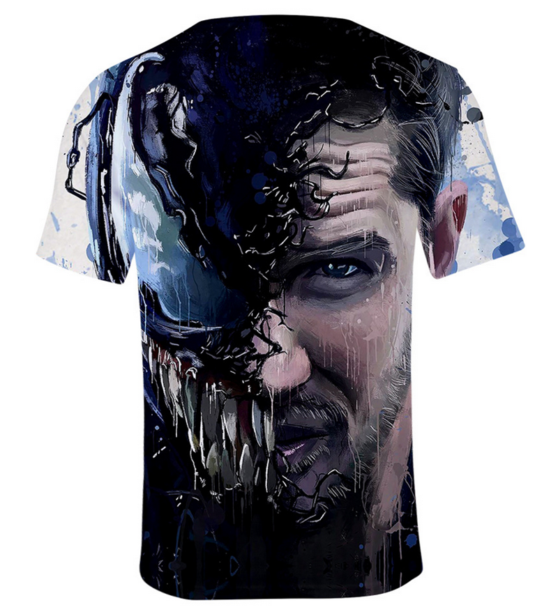 New Women Men Movie Venom Comic Print Casual 3D T-Shirt Short Sleeve Tops Tee