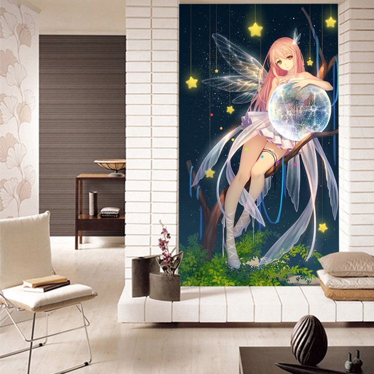 Galaxy Anime Girl Wallpaper 3d Japanese Anime Wall Mural Hand