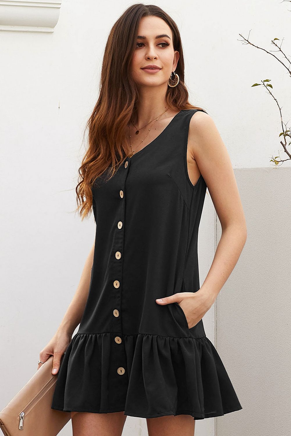 simple but elegant black dress
