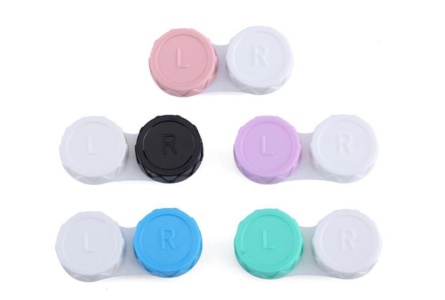 Contact Lenses Box Colorful Contact Lens Case For Eyes Travel Kit