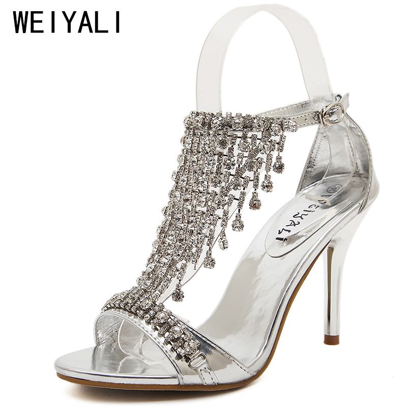silver heels in store