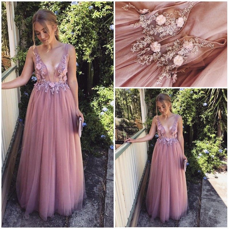 light pink engagement dress