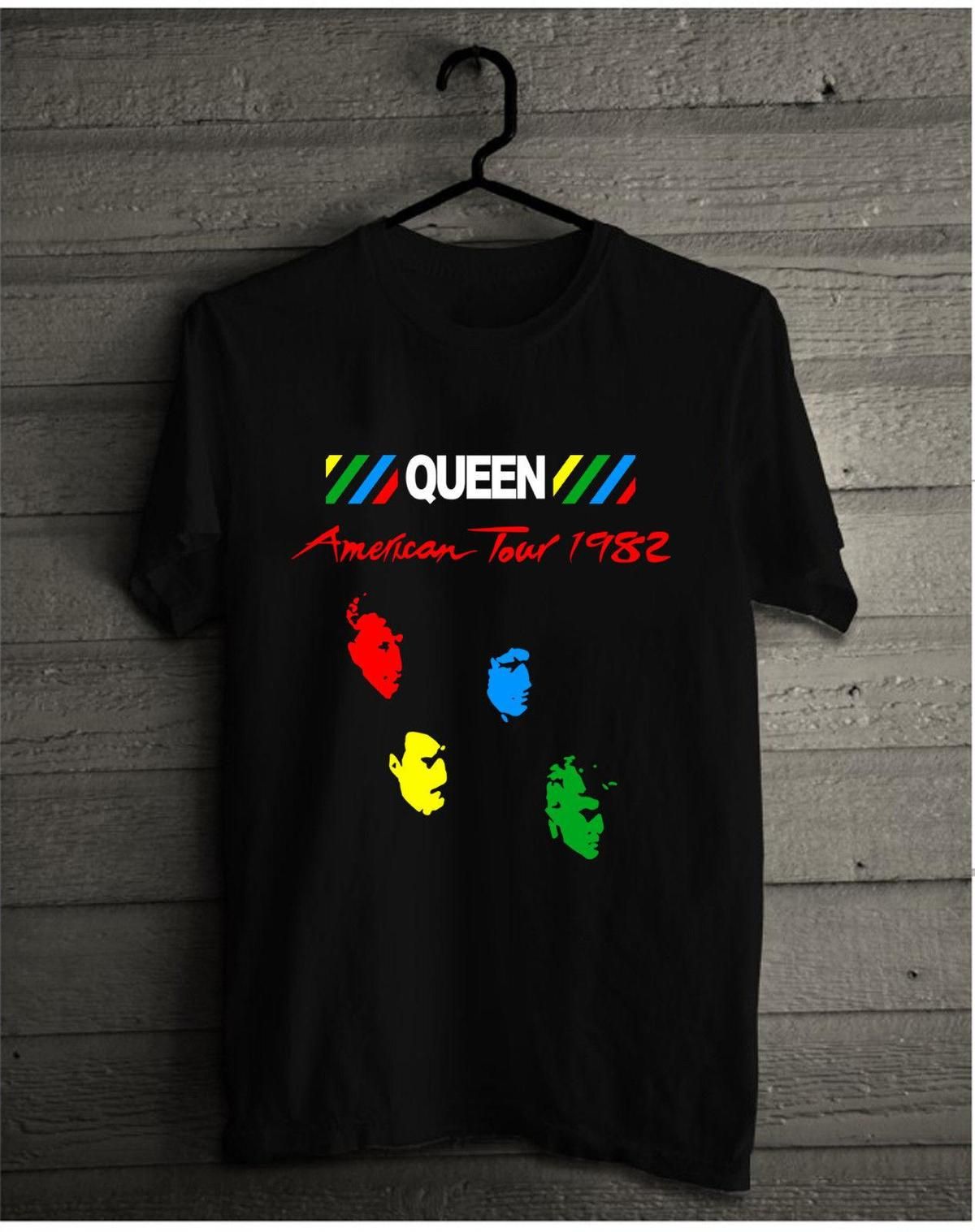 queen 1982 tour shirt