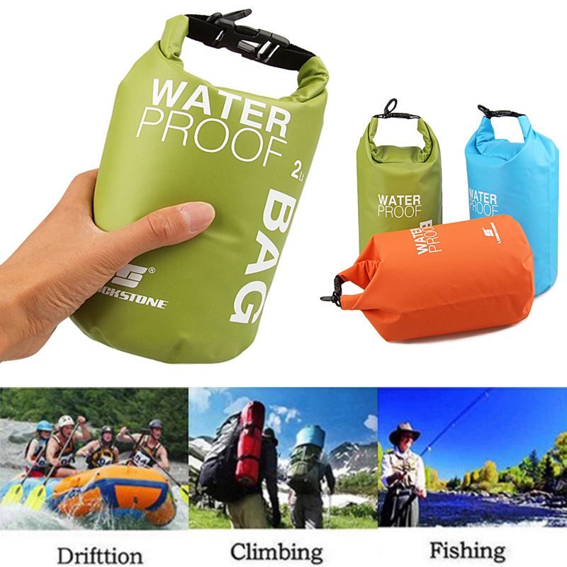 8L Waterproof Bag Storage Dry Pouch for Canoe Kayak Rafting Camping 