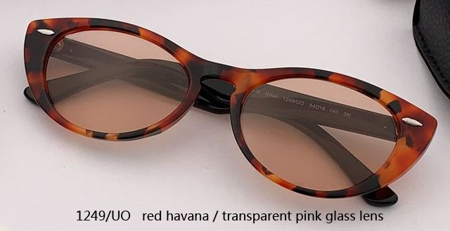 1249/UO Red Havana/Lens rosa