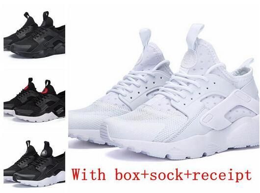 womens black huarache trainers