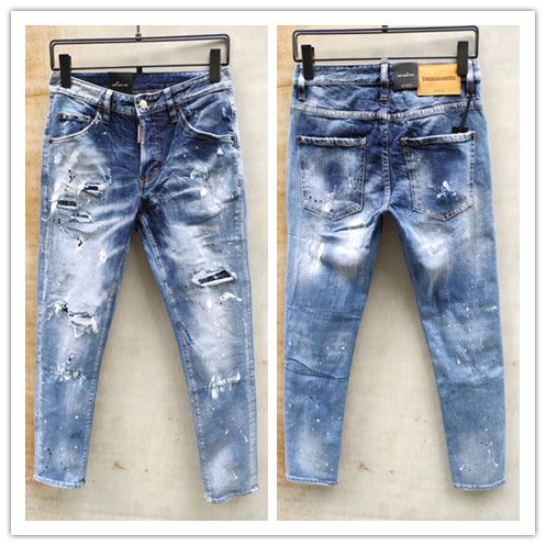 Compra 2019 Nueva Marca De Jeans Informales De Moda Europeos Y Americanos  De Moda, Lavado De Alta Calidad, Molienda De Mano Pura, Optimización De  Calidad 893 Barato | Entrega Rápida Y Calidad | Es.Dhgate