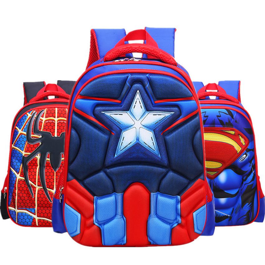 mochila escolar spiderman