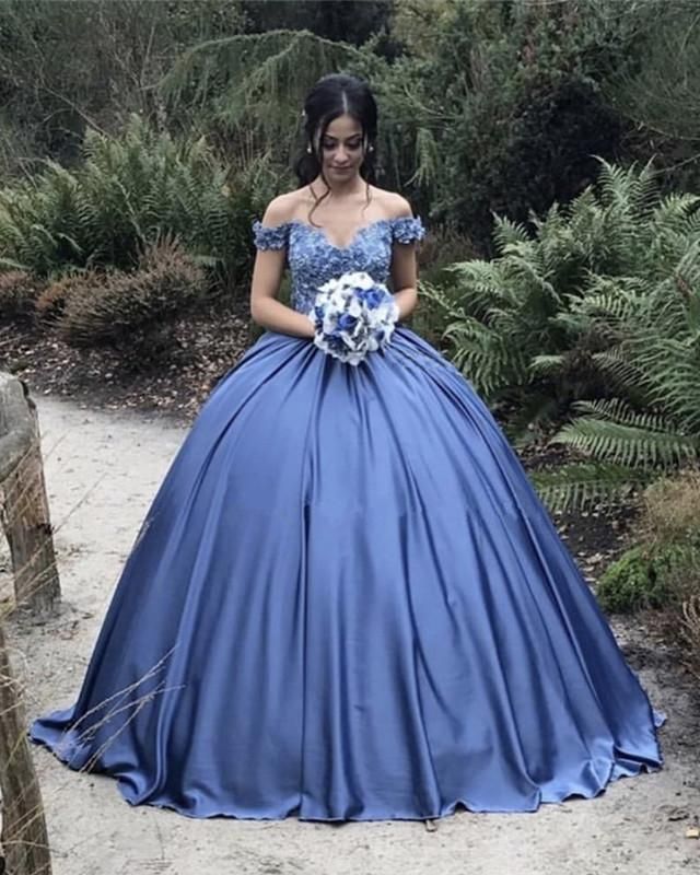 navy blue and white prom dresses