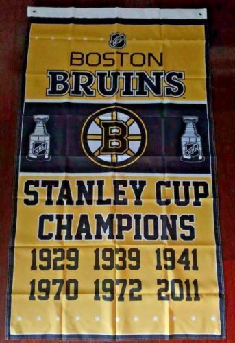 2020 Boston Bruins Stanley Cup Champions Flag 3ft X 5ft Polyester