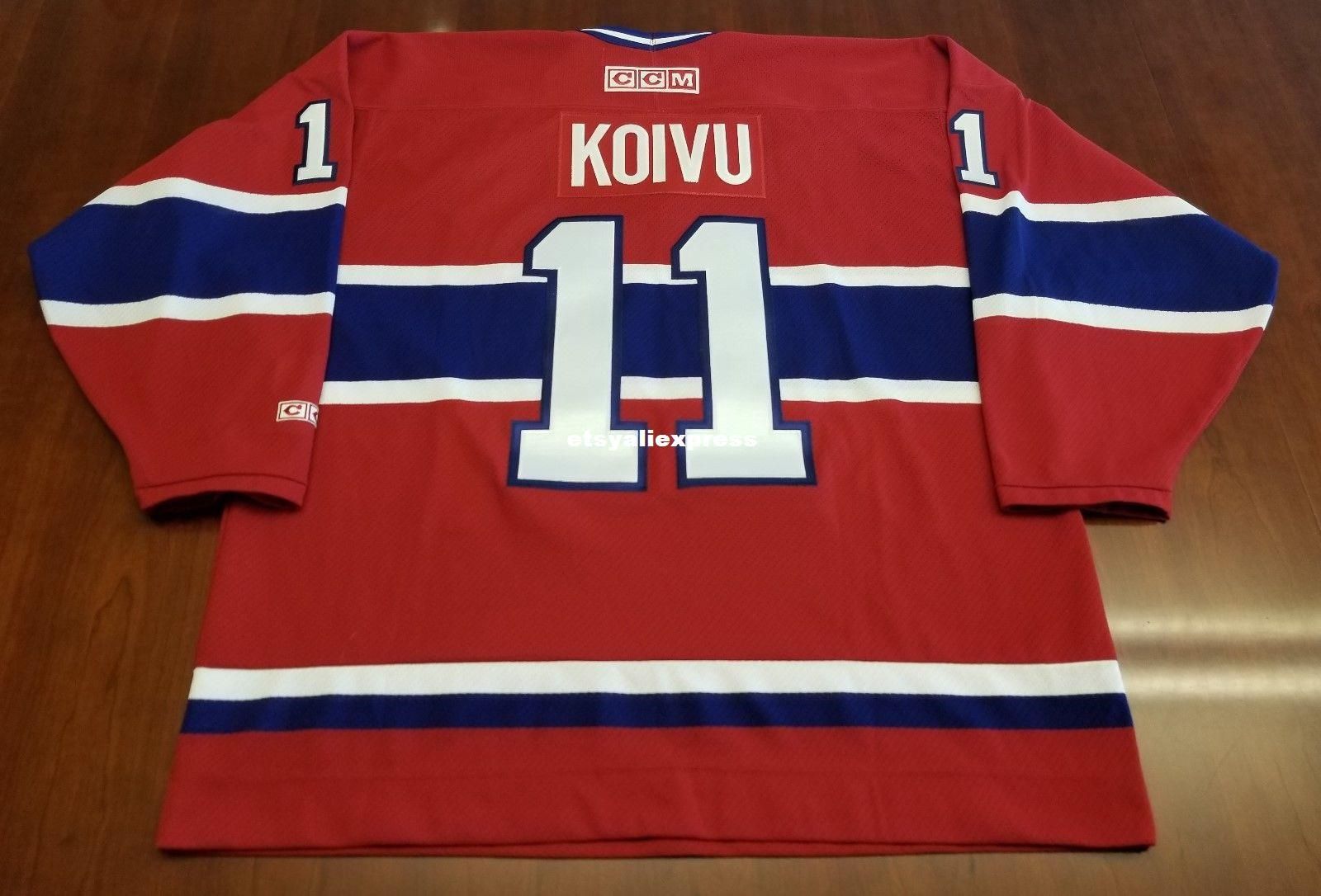 Acheter Saku Koivu Vintage Canadiens De Montreal Ccm Maillot De Hockey Pas Cher Rouge Habs Hommes Retro Maillots De 20 89 Du Hytopjersey Dhgate Com