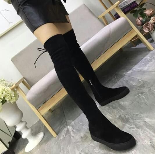 botas planas mujer