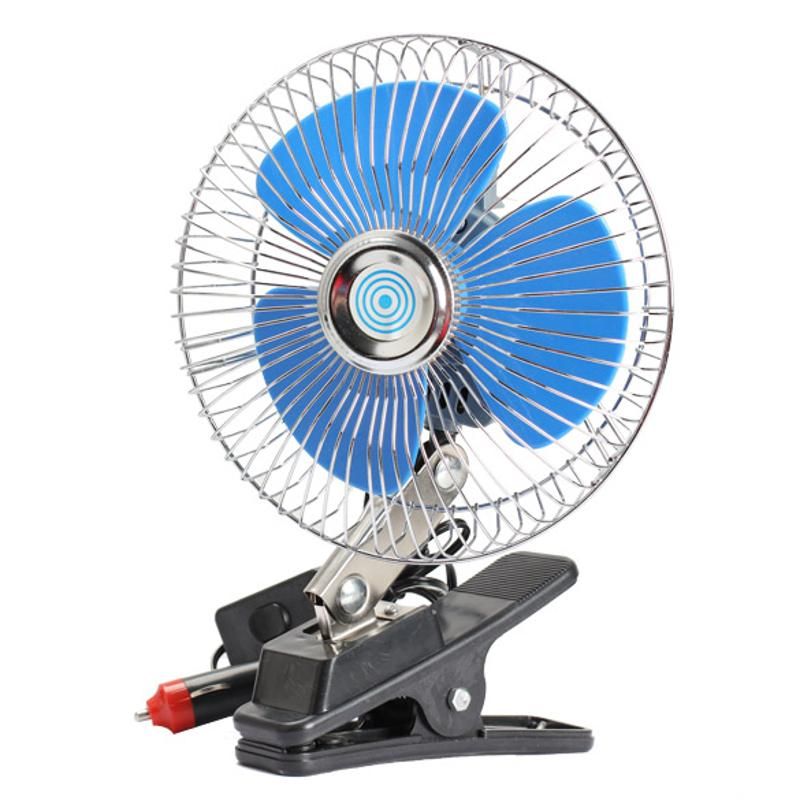 LOONFUNG LF157 Ventilador para automóvil portátil Ventilador automático Ventilador de enfriamiento oscilante Fan12V / 24V