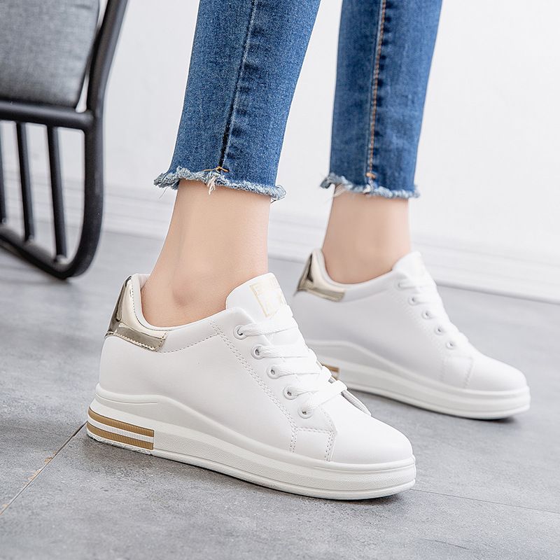sneakers with elevated heel