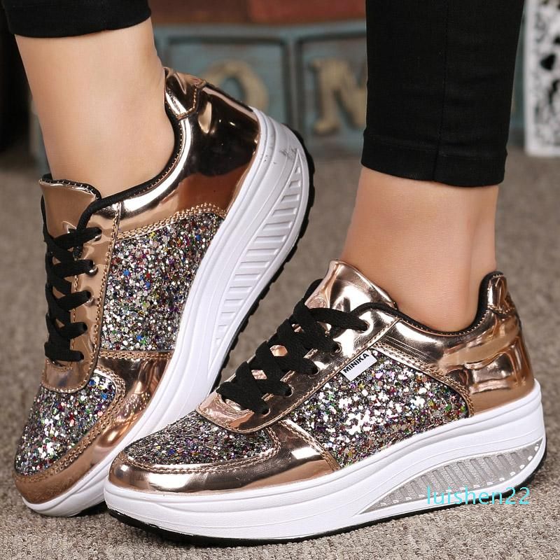 cute wedge sneakers