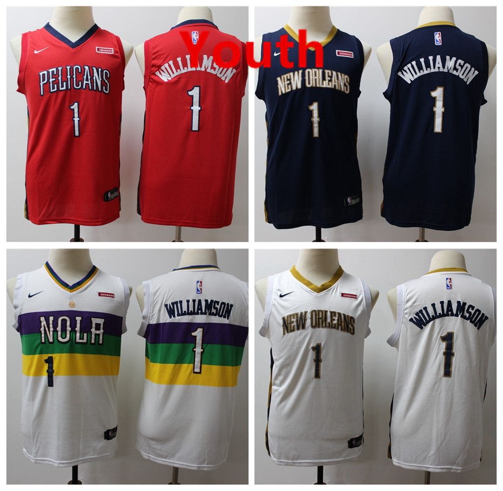 youth zion williamson jersey
